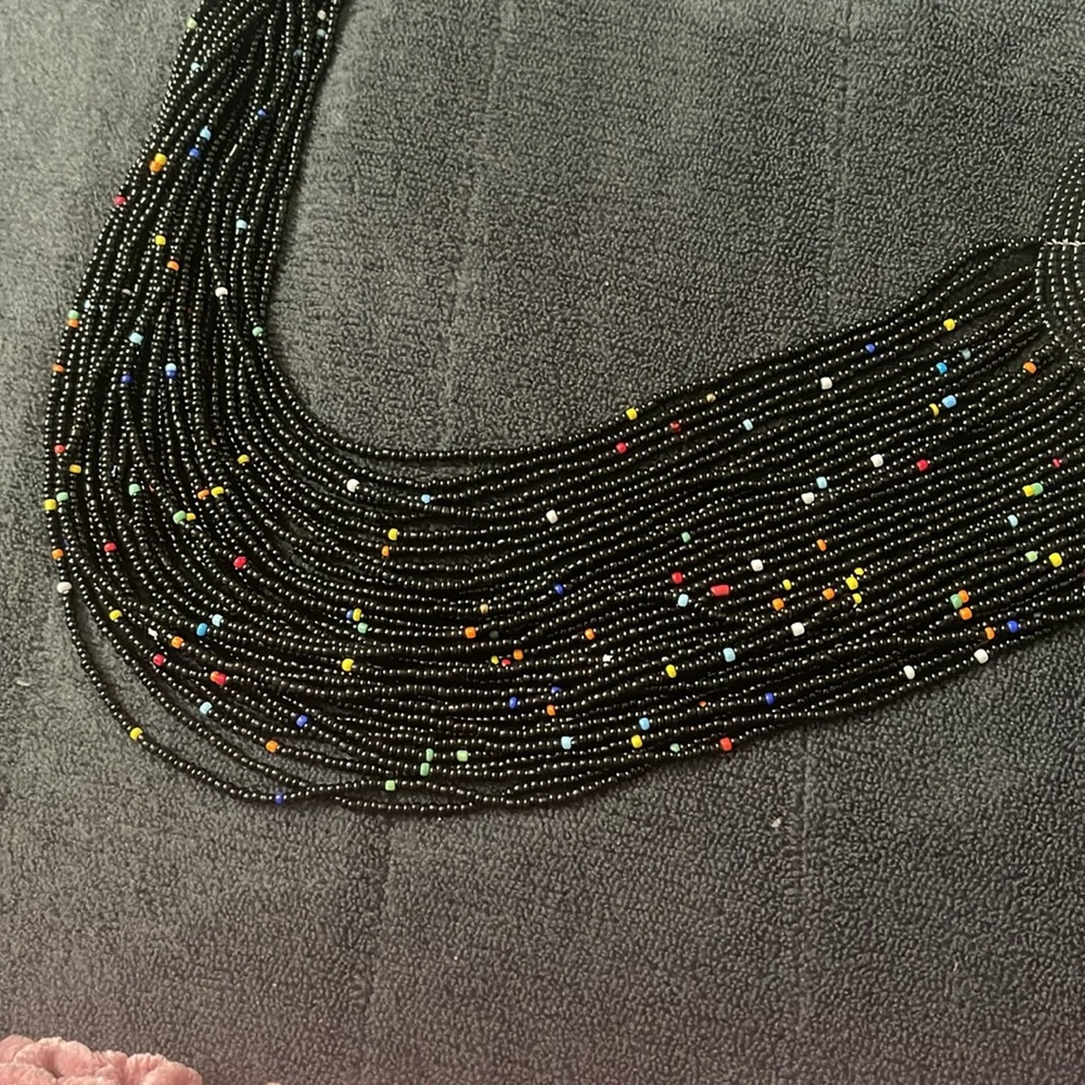 Authentic Navajo Hand Beaded Dream Catcher Necklace. - Picture 3 of 7